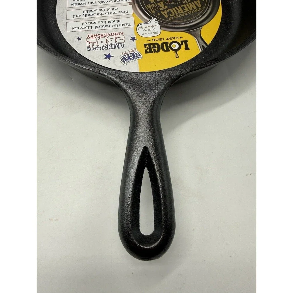 Lodge L8SK3 10.25 inch Cast Iron Skillet 250th Anniversary Special Logo